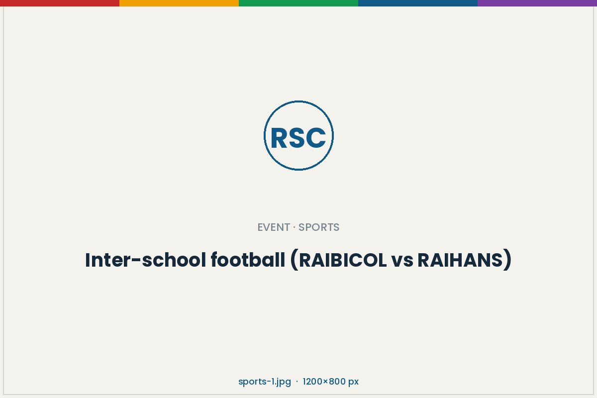 Sports & inter-school matches