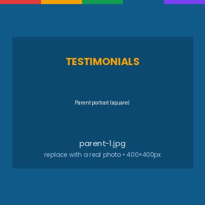 Parent testimonial profile